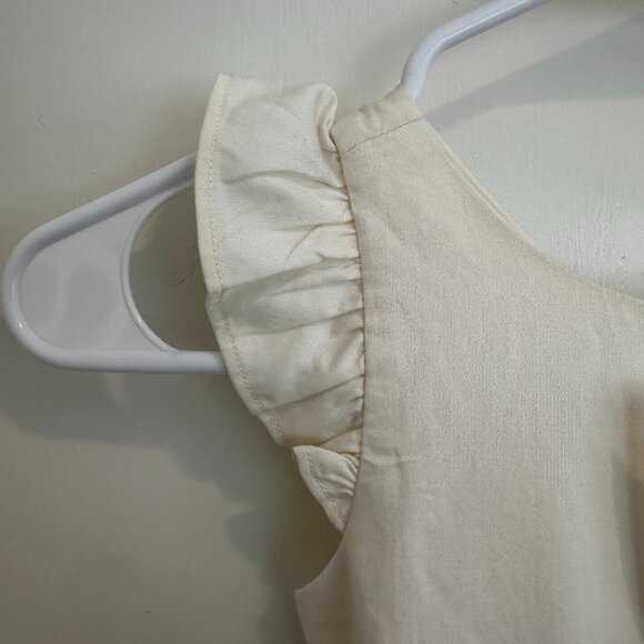 J Crew Girls' flutter-sleeve dress - Ivory - NWT - Picture 3 of 6